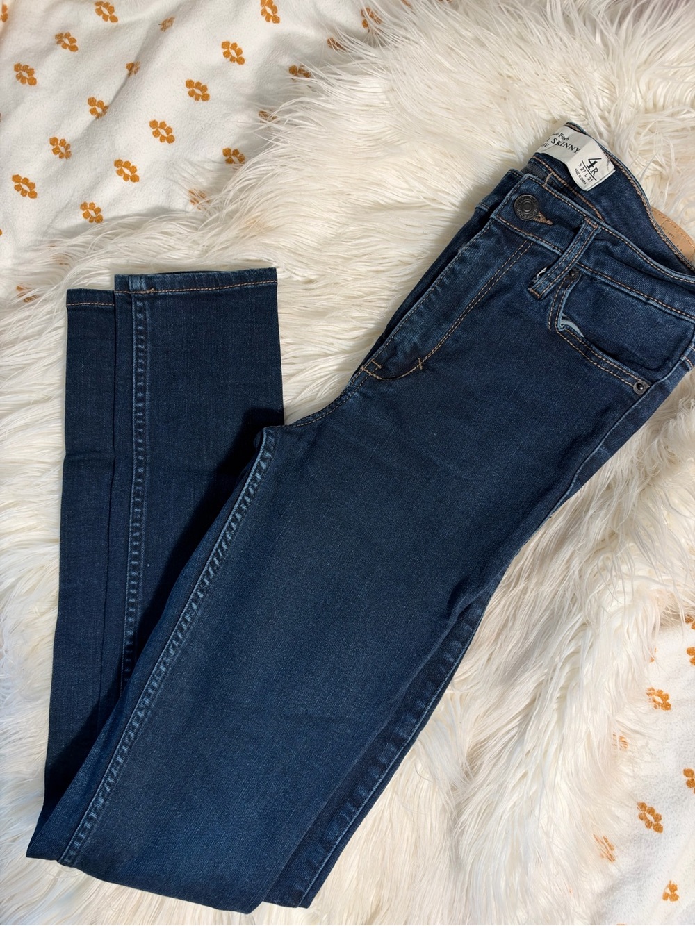 Abercrombie & Fitch Dark Blue Skinny Jeans